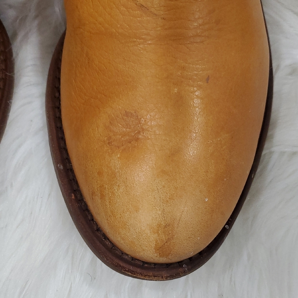 Tory Burch Seina  Tan Leather  Boots - Picture 13 of 16